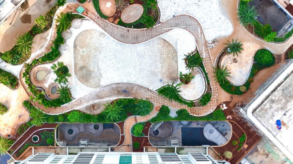 Tiến độ Green Skyline công viên nội khu