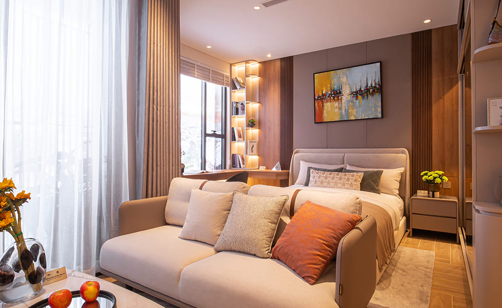 Căn hộ 1 phòng ngủ Green Skyline tối ưu hoá không gian