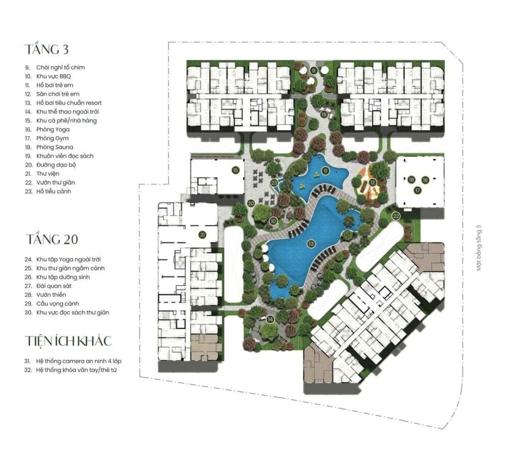 Mặt bằng Green Skyline tổng thể